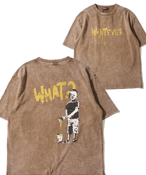 TETE HOMME(テットオム)の「【BRANDALISED/ブランダライズド】スノーウォッシュ加工 グラフィックプリントクルーネックTシャツ(Tシャツ/カットソー・メンズ・ブラック系1/グレー系1/グレー系2/ブラウン系1/ブラウン系2/ブラック系2・MEDIUM/LARGE/X-LARGE)」の17枚目の写真