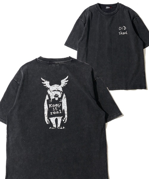 TETE HOMME(テットオム)の「【BRANDALISED/ブランダライズド】スノーウォッシュ加工 グラフィックプリントクルーネックTシャツ(Tシャツ/カットソー・メンズ・ブラック系1/グレー系1/グレー系2/ブラウン系1/ブラウン系2/ブラック系2・MEDIUM/LARGE/X-LARGE)」の14枚目の写真