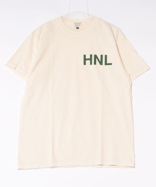 URBAN ISLAND SOCIETY(アーバンアイランドソサエティ)の「ショートスリーブ Tシャツ メンズ HNL / URBAN ISLAND SOCIETY(アーバンアイランドソサエティ)(Tシャツ/カットソー・メンズ・ターコイズブルー/アイボリー/バイオレット・X-LARGE/LARGE/MEDIUM/SMALL)」の2枚目の写真