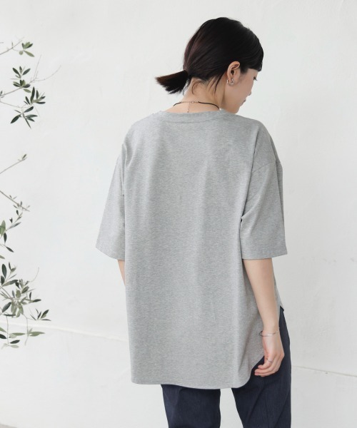 Bou Jeloud（ブージュルード）の「ドールモチーフＴシャツ（Tシャツ/カットソー・レディース・ブラック/オフホワイト/杢グレー・FREE）」の5枚目の写真