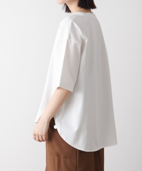 Bou Jeloud（ブージュルード）の「ドールモチーフＴシャツ（Tシャツ/カットソー・レディース・ブラック/オフホワイト/杢グレー・FREE）」の9枚目の写真