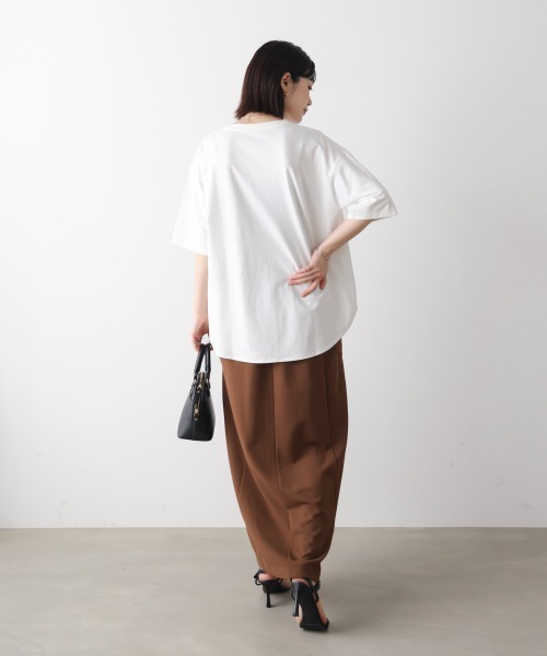 Bou Jeloud（ブージュルード）の「ドールモチーフＴシャツ（Tシャツ/カットソー・レディース・ブラック/オフホワイト/杢グレー・FREE）」の17枚目の写真