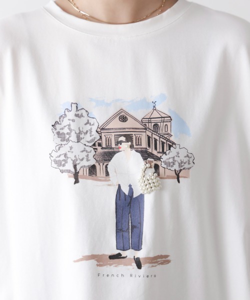 Bou Jeloud（ブージュルード）の「ドールモチーフＴシャツ（Tシャツ/カットソー・レディース・ブラック/オフホワイト/杢グレー・FREE）」の18枚目の写真