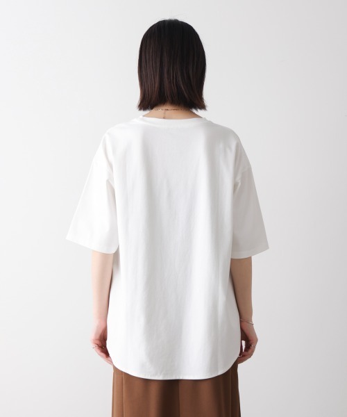 Bou Jeloud（ブージュルード）の「ドールモチーフＴシャツ（Tシャツ/カットソー・レディース・ブラック/オフホワイト/杢グレー・FREE）」の21枚目の写真