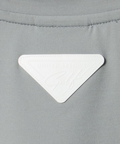 UNITED ARROWS GOLF(ユナイテッドアローズゴルフ)の「メンズ ロゴ モックネック シャツ 吸水速乾・UV(Tシャツ/カットソー・メンズ・グレー系/ホワイト/ブラック・L/XL/M)」の9枚目の写真