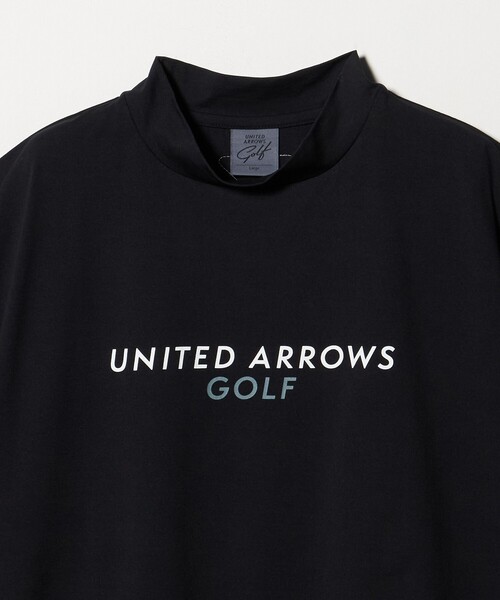 UNITED ARROWS GOLF(ユナイテッドアローズゴルフ)の「メンズ ロゴ モックネック シャツ 吸水速乾・UV(Tシャツ/カットソー・メンズ・グレー系/ホワイト/ブラック・L/XL/M)」の13枚目の写真