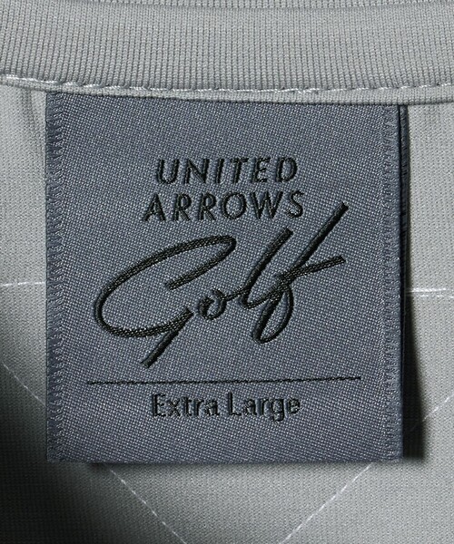 UNITED ARROWS GOLF(ユナイテッドアローズゴルフ)の「メンズ ロゴ モックネック シャツ 吸水速乾・UV(Tシャツ/カットソー・メンズ・グレー系/ホワイト/ブラック・L/XL/M)」の15枚目の写真