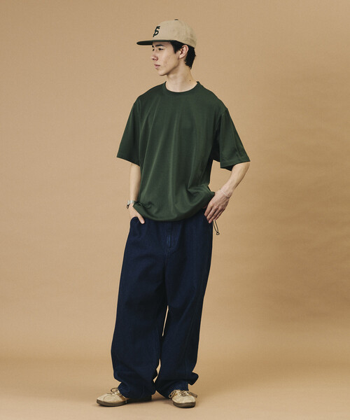 FREAK'S STORE(フリークスストア)の「SUPER ICE CREW NECK TEE/スーパーアイス クルーネック スピンドルTシャツ(Tシャツ/カットソー・メンズ・ホワイト/ブラウン/ブラック/チャコールグレー/サックスブルー/グリーン・LARGE/X-LARGE/MEDIUM)」の22枚目の写真