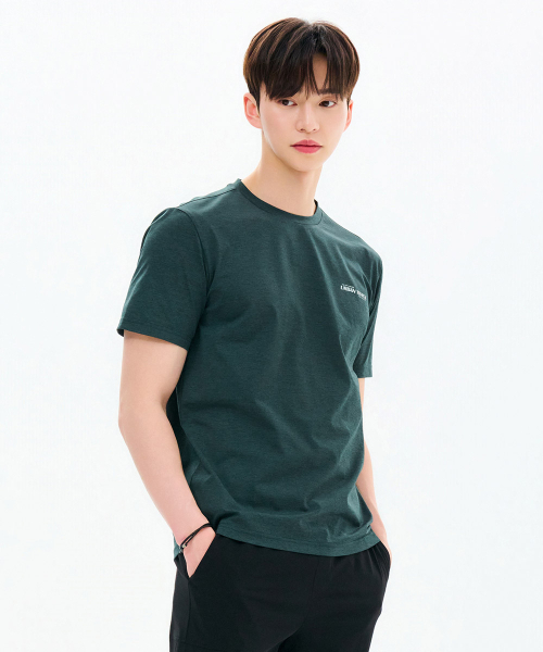 CHASECULT(チェイスカルト)の「共用クールラウンド半袖Tシャツ-FCZU5808E0C(Tシャツ/カットソー・メンズ・ダークグリーン・100/105/110/90/95)」の3枚目の写真