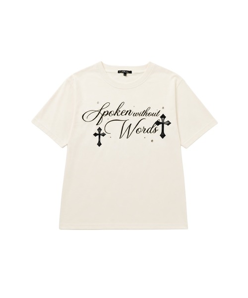 MSG(エムエスジー)の「Buyer's Select/ クロスワッペン刺繍Tシャツ(Tシャツ/カットソー・メンズ・ホワイト/ブラック・S/M/L)」の15枚目の写真