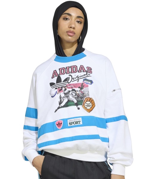 adidas ARCHIVE SWEAT SHIRT BASEBALL / アディダス アーカイブ