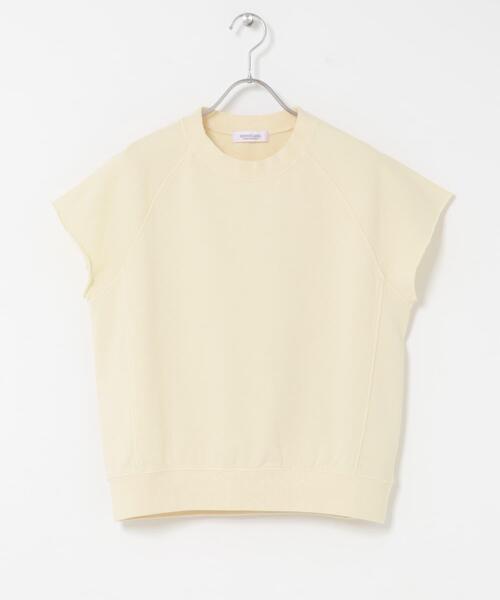URBAN RESEARCH Sonny Label（アーバンリサーチサニーレーベル）の「ガーゼ裏毛フレンチスリーブスウェット（Tシャツ/カットソー・レディース・オフホワイト/レッド/チャコールグレー・FREE）」の11枚目の写真