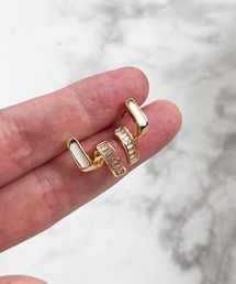 YU-KA:モダンデザインピアス Modern design earrings