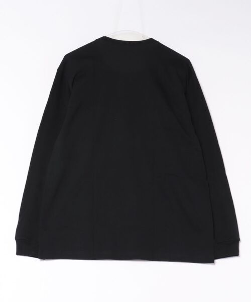 HANES(ヘインズ)の「Hanes/ヘインズ BEEFY-T 1P クルーネックロングスリーブTシャツ(Tシャツ/カットソー・メンズ・ブラック/ホワイト・XL/L/M/S)」の3枚目の写真