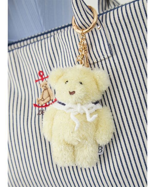 LILY BROWN(リリーブラウン)の「【Lily Bear】マリンチャーム(マスク・レディース・ブルー/ピンク/イエロー/ベージュ/ダークグレー・F)」の1枚目の写真