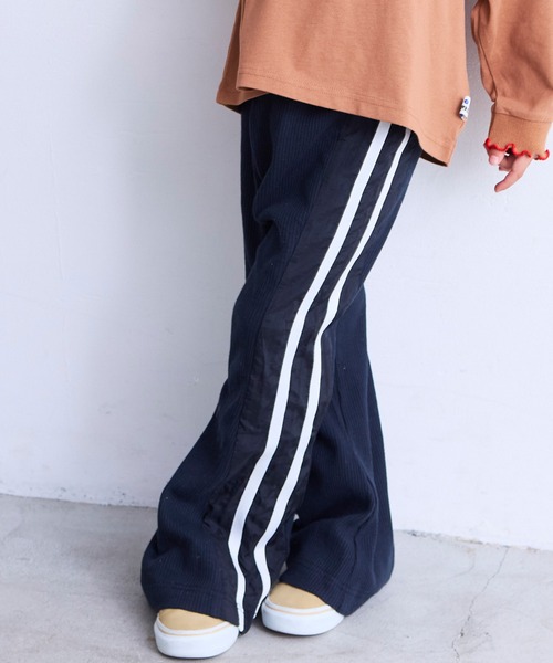MARKEY'S（マーキーズ）の「ワッフルサテンフレアーパンツ（その他パンツ・キッズ・ブラウン/ブラック/ワインレッド・100/90/140/130/120/150/110）」の6枚目の写真