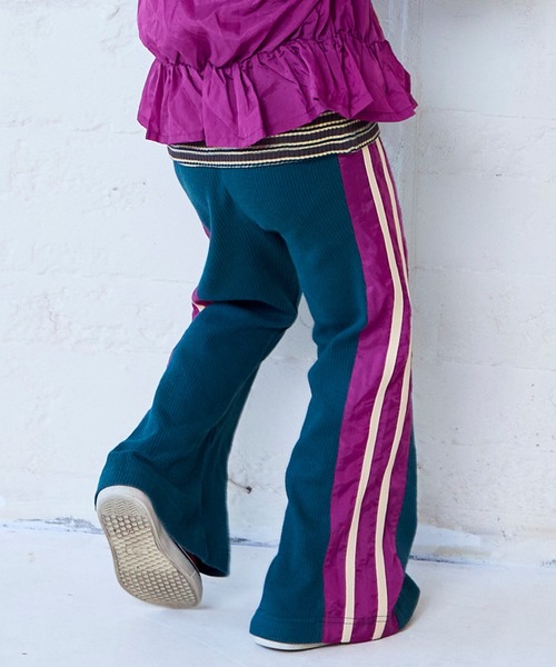 MARKEY'S（マーキーズ）の「ワッフルサテンフレアーパンツ（その他パンツ・キッズ・ブラウン/ブラック/ワインレッド・100/90/140/130/120/150/110）」の11枚目の写真