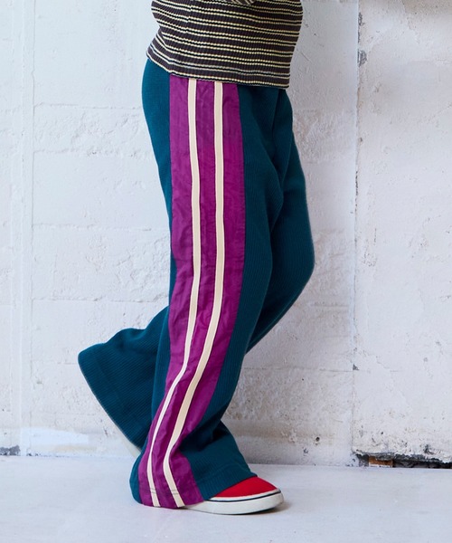 MARKEY'S（マーキーズ）の「ワッフルサテンフレアーパンツ（その他パンツ・キッズ・ブラウン/ブラック/ワインレッド・100/90/140/130/120/150/110）」の10枚目の写真