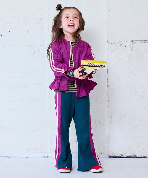 MARKEY'S（マーキーズ）の「ワッフルサテンフレアーパンツ（その他パンツ・キッズ・ブラウン/ブラック/ワインレッド・100/90/140/130/120/150/110）」の13枚目の写真