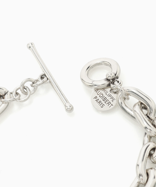 417 EDIFICE(フォーワンセブンエディフィス)の「PHILIPPE AUDIBERT Dilys Hbracelet brass silver plated(ブレスレット・メンズ・その他・FREE)」の5枚目の写真
