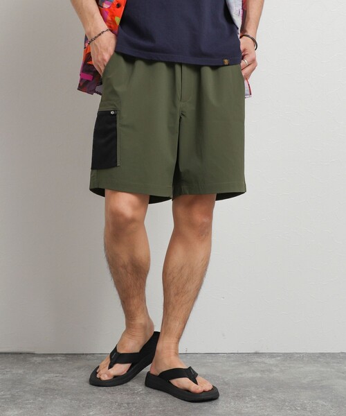 NOLLEY’S（ノーリーズ）の「撥水メッシュカーゴショートパンツ 26SS（その他パンツ・メンズ・ブラック/オリーブ・M/L/XL）」の2枚目の写真