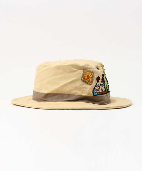 チャイハネ(チャイハネ)の「【チャイハネ】ティピーワッペン バケットハット(ハット・メンズ・キナリ/ブラウン/ブルー/カーキ・FREE)」の14枚目の写真