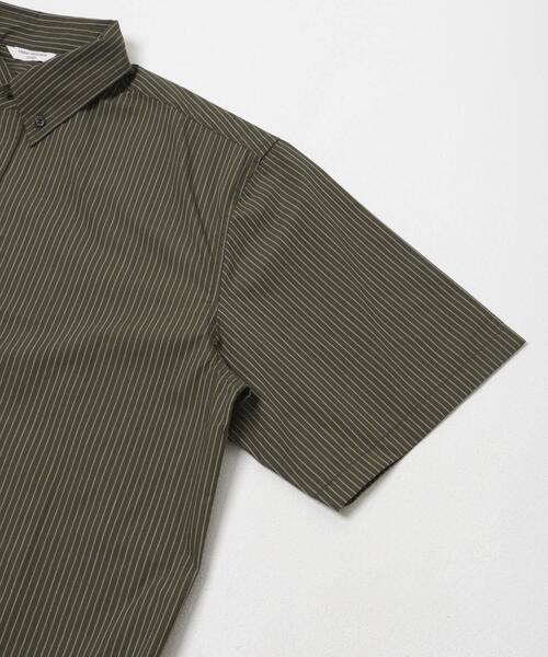 URBAN RESEARCH DOORS(アーバンリサーチドアーズ)の「ストライプボタンダウン ショートスリーブシャツ(シャツ/ブラウス・メンズ・ブラウン系その他/ホワイト系その他・MEDIUM/LARGE)」の7枚目の写真