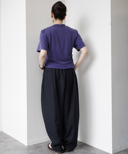 JOURNAL STANDARD LUXE(ジャーナルスタンダード ラックス)の「Faint Print T(Tシャツ/カットソー・レディース・レッド/パープル・MEDIUM/SMALL)」の5枚目の写真