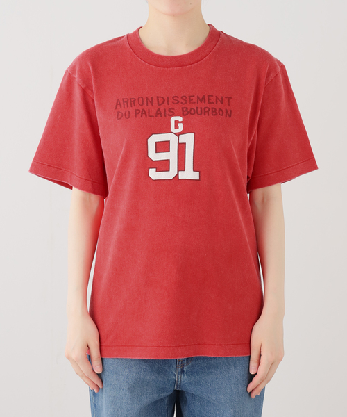 JOURNAL STANDARD LUXE(ジャーナルスタンダード ラックス)の「Faint Print T(Tシャツ/カットソー・レディース・レッド/パープル・MEDIUM/SMALL)」の17枚目の写真