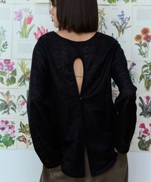 4WAY Back Open Sheer Pullover