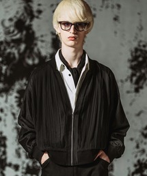 NO ID.（ノーアイディ）の「【NO ID.】Changing Pleats Sheer MA-1 Blouson   チェンジングプリーツシアーMA-1 BLZ（MA-1）」