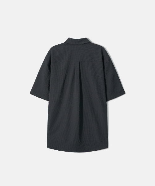 TRIP LE SENS（トリップ ル センス）の「ミストグリッドハーフシャツ_チャコール（シャツ/ブラウス・メンズ・その他・MEDIUM/LARGE）」の5枚目の写真