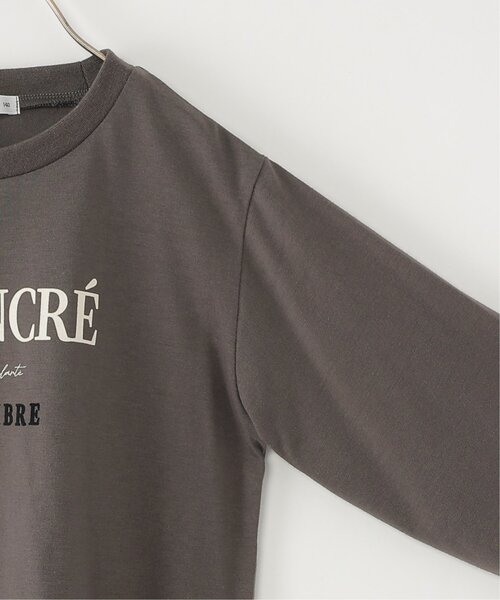 ikka(イッカ)の「【親子コーデ】ロゴフォト裾レース7分袖Tシャツ(120~160cm)(Tシャツ/カットソー・キッズ・オフホワイト/チャコール・140/130/120/160/150)」の12枚目の写真