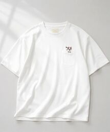 接触冷感ワンポイント刺繍半袖Tシャツ