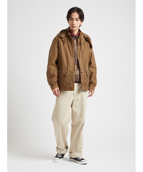 Barbour(バブアー)の「【Ursula/ウルスラ】ワックス ジャケット(ブルゾン・メンズ・ブラック/ベージュ・44/42/40/38/36/34)」の3枚目の写真