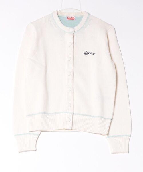 KENZO(ケンゾー)の「02RWS KENZO VARSITY CARDIGAN(カーディガン/ボレロ・レディース・ホワイト系その他・MEDIUM)」の1枚目の写真
