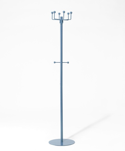 幅35×高さ172cm］回転ポールハンガー/カラースチールシリーズ（家具