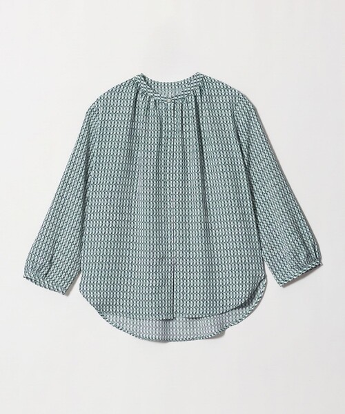A DAY IN THE LIFE UNITED ARROWS(アデイインザライフユナイテッドアローズ)の「ギャザー メタルボタンブラウス 8分袖 <A DAY IN THE LIFE>(シャツ/ブラウス・レディース・グレー系/ホワイト/ライム・FREE)」の14枚目の写真