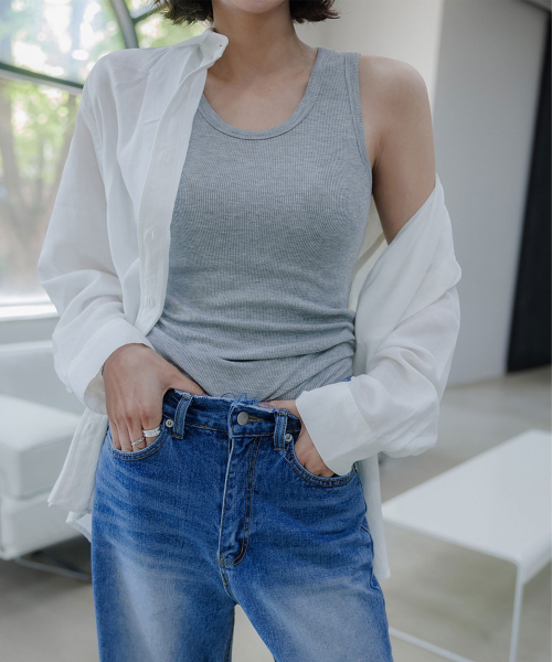 MEMUA（メムア）の「オーバーラインテンセルリネンシャツ（シャツ/ブラウス・レディース・アイボリー/ブラック/レッド/ベージュ/オートミール・FREE）」の8枚目の写真
