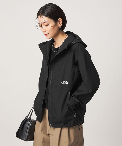 THE NORTH FACE(ザノースフェイス)の「【WEB限定】<THE NORTH FACE>コンパクトジャケット(マウンテンパーカー・レディース・ベージュ/グレー系/ブラック・L/M)」の4枚目の写真