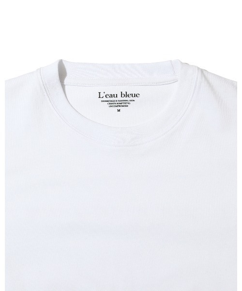 MOMENTUM(モメンタム)の「【L'eau bleue】COTTON SILKY TOUCH JERSEY BIG T-SHIRT 2-PACK(Tシャツ/カットソー・メンズ・ホワイト/ブラック・MEDIUM/LARGE)」の8枚目の写真