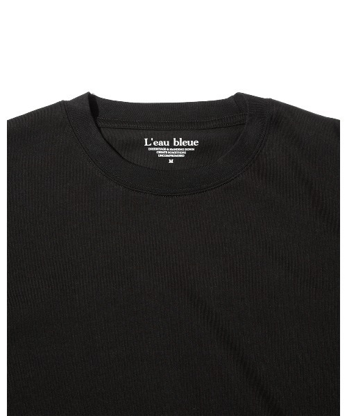 MOMENTUM(モメンタム)の「【L'eau bleue】COTTON SILKY TOUCH JERSEY BIG T-SHIRT 2-PACK(Tシャツ/カットソー・メンズ・ホワイト/ブラック・MEDIUM/LARGE)」の11枚目の写真