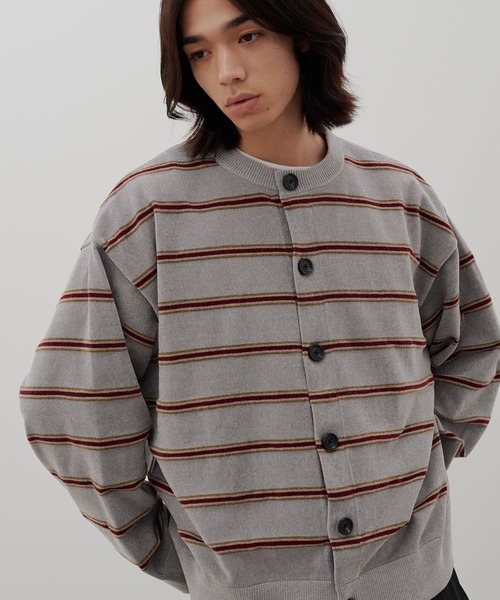 LOWRYS FARM(ローリーズファーム)の「【LFM(U)】モールニットクルーカーディガン 1072750(カーディガン/ボレロ・メンズ・ブラウン/マスタード/その他・MEDIUM/LARGE)」の13枚目の写真