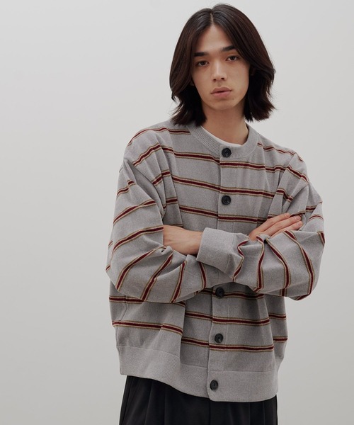 LOWRYS FARM(ローリーズファーム)の「【LFM(U)】モールニットクルーカーディガン 1072750(カーディガン/ボレロ・メンズ・ブラウン/マスタード/その他・MEDIUM/LARGE)」の14枚目の写真
