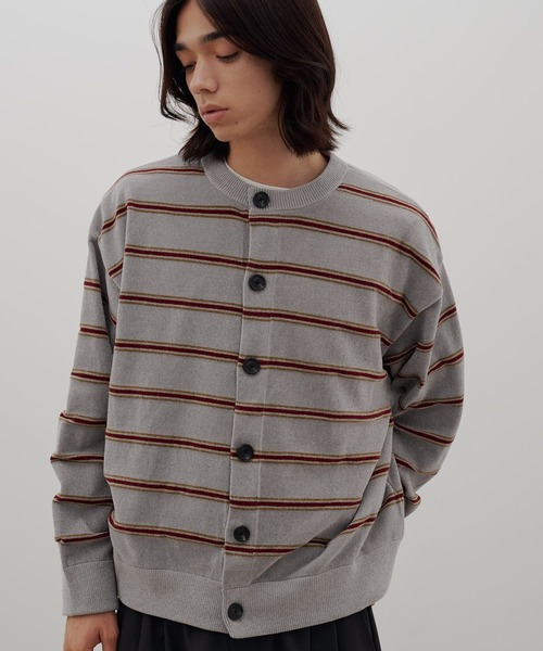 LOWRYS FARM(ローリーズファーム)の「【LFM(U)】モールニットクルーカーディガン 1072750(カーディガン/ボレロ・メンズ・ブラウン/マスタード/その他・MEDIUM/LARGE)」の15枚目の写真
