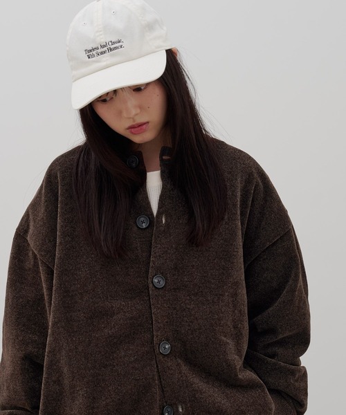 LOWRYS FARM(ローリーズファーム)の「【LFM(U)】モールニットクルーカーディガン 1072750(カーディガン/ボレロ・メンズ・ブラウン/マスタード/その他・MEDIUM/LARGE)」の11枚目の写真