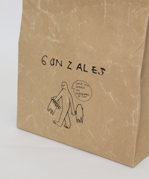 Mark Gonzales（マーク・ゴンザレス）の「【Mark Gonzales/マークゴンザレス】×【Ciaopanic】　別注SIWA CLUTCH BAG L（クラッチバッグ・レディース・ホワイト/ベージュ・FREE）」の4枚目の写真