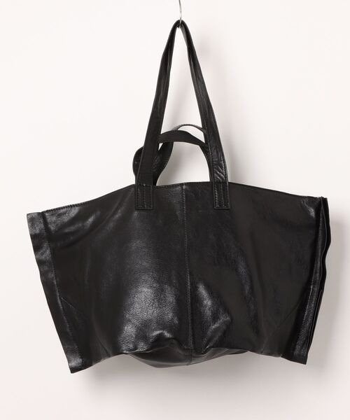ALLSAINTS(オールセインツ)の「LUTECE LEATHER TOTE BAG | LUTECE レザー トート バッグ(トートバッグ・レディース・ブラック・ONE SIZE)」の9枚目の写真