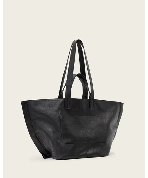 ALLSAINTS(オールセインツ)の「LUTECE LEATHER TOTE BAG | LUTECE レザー トート バッグ(トートバッグ・レディース・ブラック・ONE SIZE)」の8枚目の写真