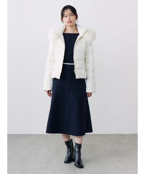 TONAL(トーナル)の「【POLOBCS】ボートネック金釦ニット(ニット/セーター・レディース・レッド/ネイビー/オフホワイト/その他1・MEDIUM)」の9枚目の写真